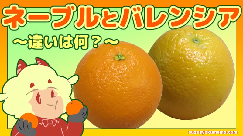 ネーブルとバレンシアの違い