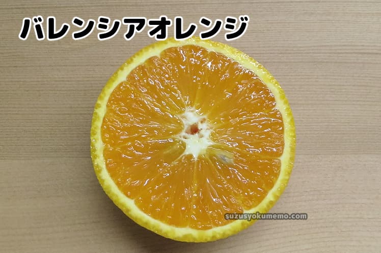 バレンシアオレンジ断面・横切り