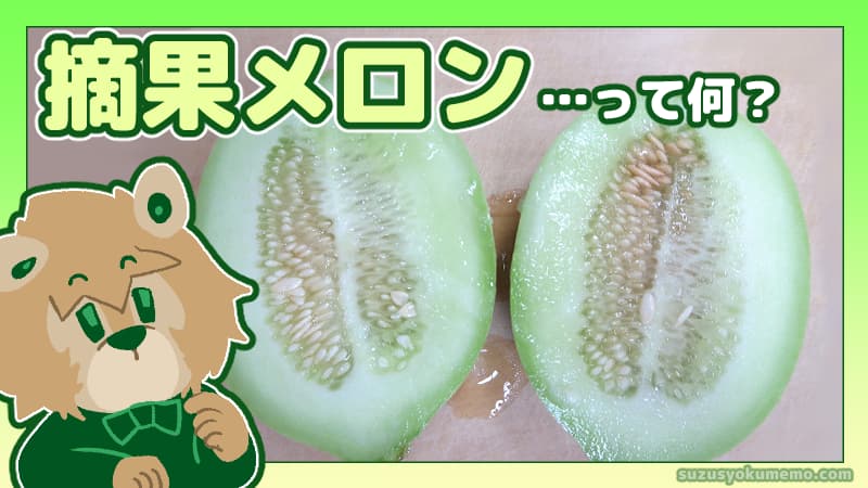 摘果メロンって何？