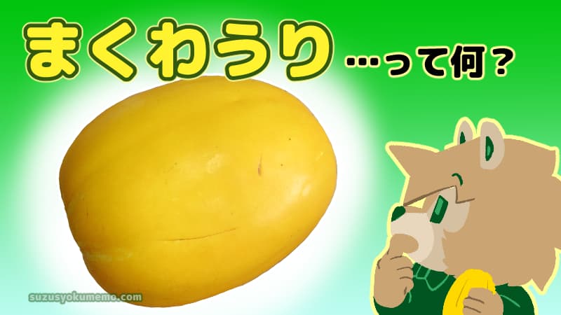 まくわうりって何？