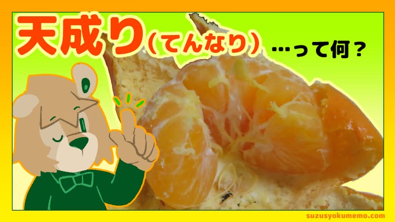 天成りって何？