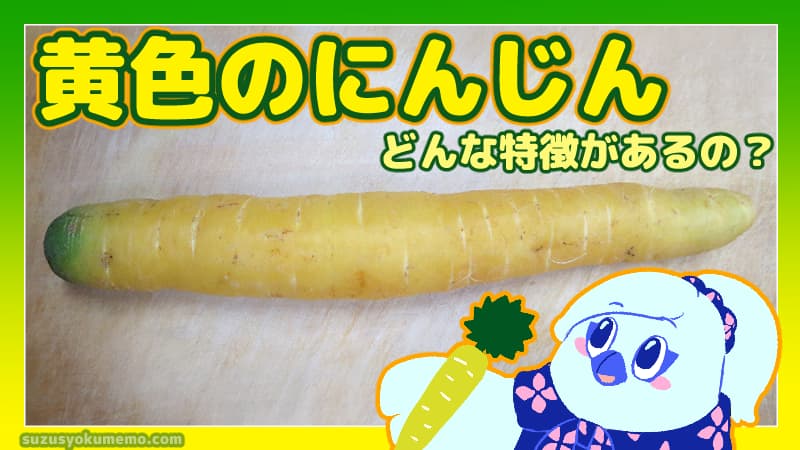黄色のにんじんの特徴は？