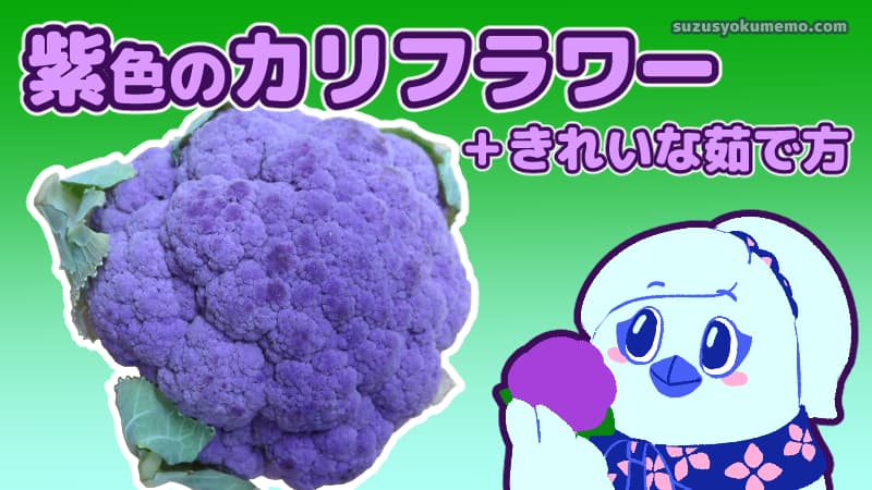 紫色のカリフラワー