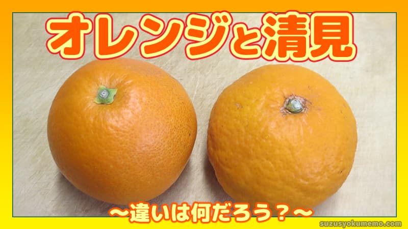 オレンジと清見の違いは？