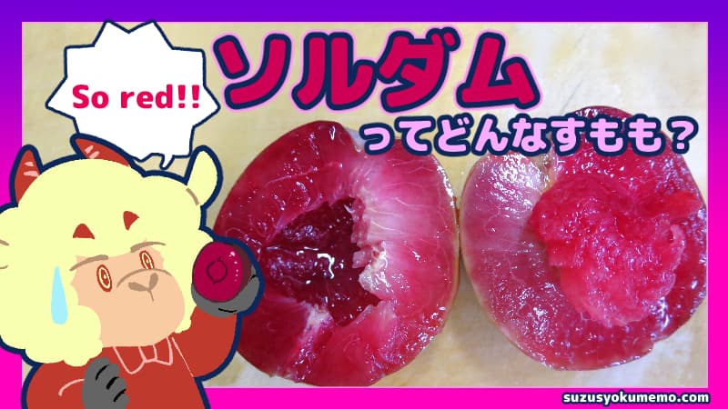 ソルダムってどんなすもも？