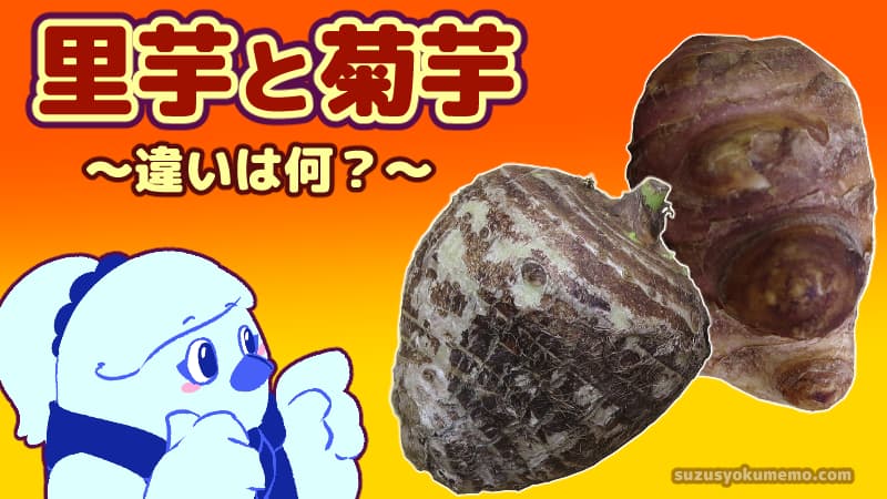 里芋と菊芋の違いは？