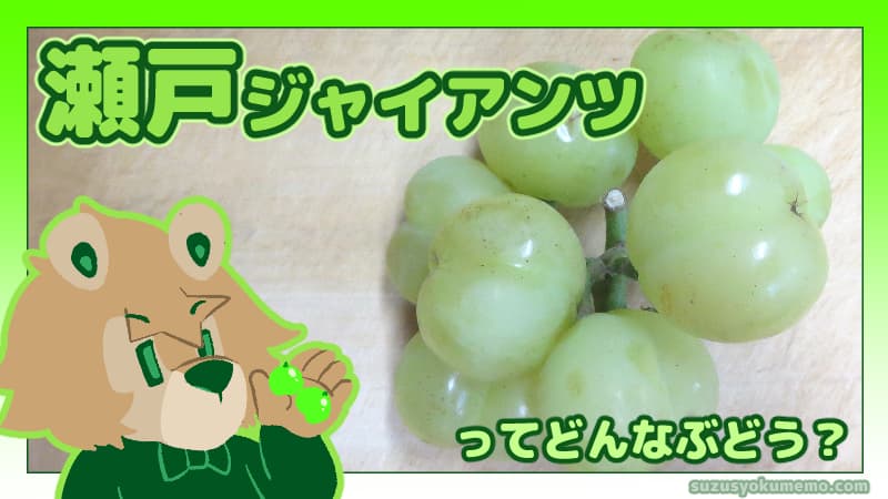 瀬戸ジャイアンツってどんなぶどう？